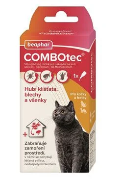 Combotec Spot on 50 pro kočky a fretky Gramáž 60mg, Objem 5ml, Počet 1x0
