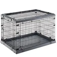 Transportín SUPERIOR 105 plegable para perros gris FP