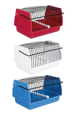 Transportín para pájaros 22x14x15cm plástico mix TR