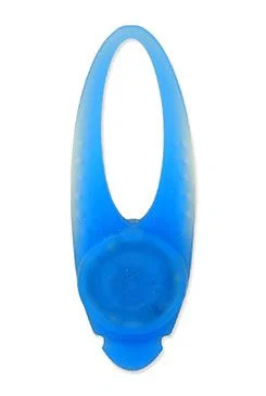 Přívěsek na obojek Dog Fantasy LED silikon modrý Rozměr 8cm