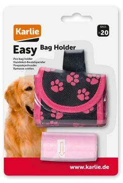 Funda de nylon negra y rosa + bolsas 2x20 uds KAR