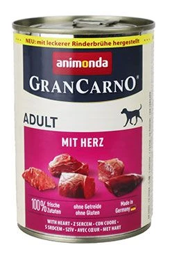 dog GRANCARNO can with heart Gramáž 400g, Stáří Adult