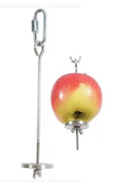 Soporte metálico para fruta para jaula M Rozměr 15,5cm