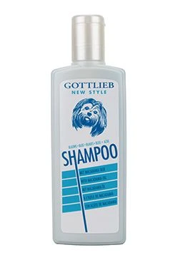 Blue whitening shampoo with macadamia oil Objem 300ml