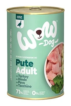 Lata para perro de pavo con calabacín Gramáž 400g, Stáří Adult
