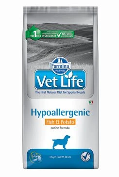 Vet Life Natural DOG Hypo Fish & Potato Gramáž 12kg