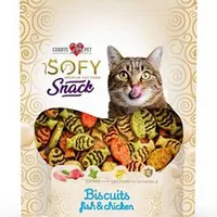 AIKO Pochoutka Cat SOFY Snack Bisciut Fish&Chicken Gramáž 50g