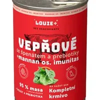 Lata para perros - Cerdo con espinacas y prebióticos Gramáž 200g