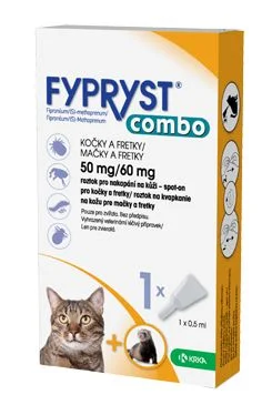 Fypryst Combo Spot on Cat+fretka 50 Gramáž 60mg, Objem 5ml, Počet 1x0
