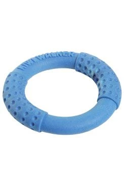 Dog Toy RING MINI Floating & Flying TPR Blue Kiwi