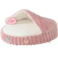 NAOMI Quilted Hooded Cat Bed Pink