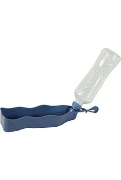 BIVOUAK Foldable Plastic Bottle Blue Objem 450ml