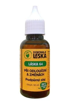 LÁSKA 64 Supportive Oil for Separation and Changes Objem 30ml