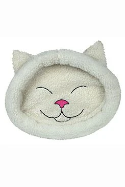 Cama MIJOU cabeza de gato 48x37cm blanca TR
