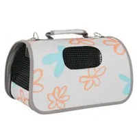 Flower S Travel Carrier Grey 21x36x24cm