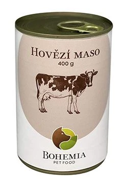 BOHEMIA MASO Hovězí ve vlastní šťávě Gramáž 400g