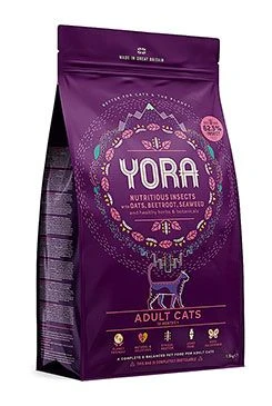 YORA Cat z hmyzu pro kočky Gramáž 1,5kg, Stáří kočky Adult