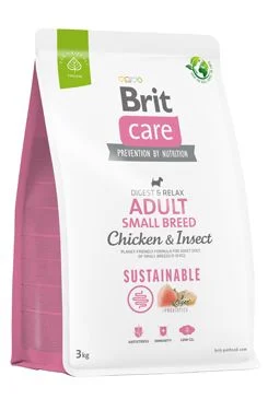 Brit Care Dog Sustainable Small Breed Gramáž 3kg, Stáří Adult