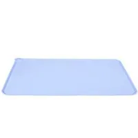 Smooth SILICONE Bowl Mat Blue L