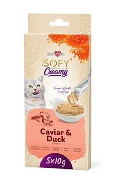 Pochoutka Cat SOFY Creamy Caviar&Duck 5x10g
