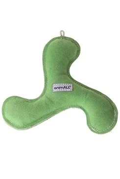 Dog Toy Boomerang Colored Leather 20x20cm