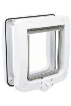 Puerta para gato plástico 4P 20x22cm blanca TR