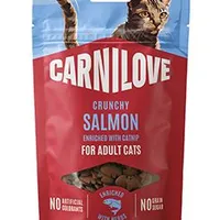 Cat CRUNCHY Snack Salmón+Hierba gatera Gramáž 50g