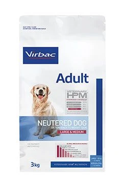 VET HPM Dog Neutered Large & Medium Gramáž 3kg, Stáří kočky Dospělá