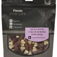 FL dog treats Calcium Bone with Duck 400g