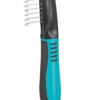 Dematting Comb with Curved Teeth and Non-Slip Handle 3.5x18cm TR