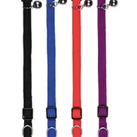 Adjustable nylon cat collar with bell, mix TR Rozměr 32cm