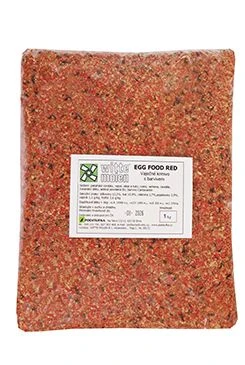 Bird Food WM EGGFOOD Red egg-based with colourant Gramáž 1kg