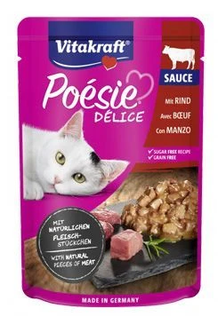 Cat Poésie Délice Sauce pouch with beef Gramáž 85g