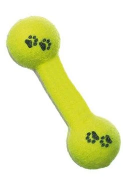 Dog Toy Tennis Dumbbell Yellow KAR Rozměr 20cm