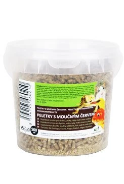 Mealworm pellets Gramáž 350g, Objem 500ml