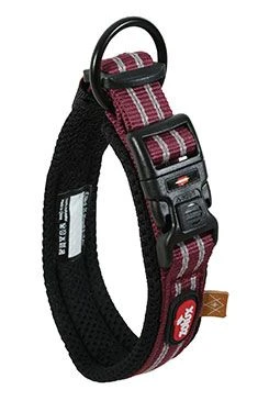 Collar para perro BIVOUAK ajustable 55 rojo Rozměr 65cm