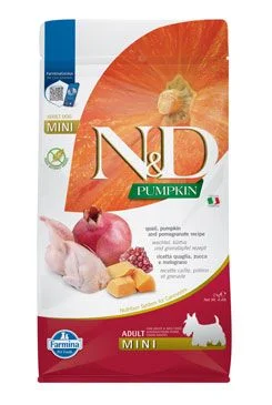N&D Pumpkin DOG Mini Quail & Pomegranate Gramáž 2kg, Stáří Adult