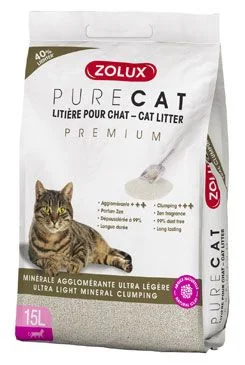 PURECAT mineral Premium Cat Litter Objem 15l