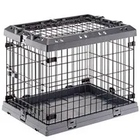 SUPERIOR 60 Folding Dog Crate Grey FP