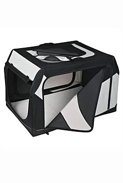 Přepravka Vario nylon S 61x43x46cm černo šedá Počet 1ks