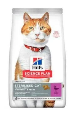 Hill's Fel. SP Sterilised Cat Duck Gramáž 1,5kg, Stáří Adult