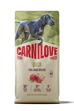 Carnilove Dog True Fresh Dry Duck Gramáž 12kg, Stáří Adult