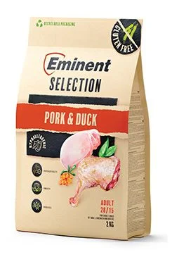 Eminent Dog Selection Pork&Duck Gramáž 2kg, Stáří Adult