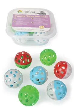 Hračka BOX Míček Jingle 2 barevný Počet 7ks, Rozměr 4cm