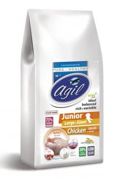 Agil Junior Large&Giant Low Grain Chick&Lamb&Tuna Gramáž 2kg