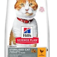 Hill's Fel. SP Sterilised Cat Chicken Gramáž 1,5kg, Stáří Adult