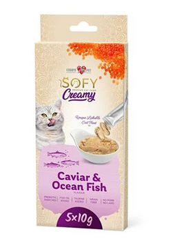 Pochoutka Cat SOFY Creamy Caviar&Ocean Fish 5x10g