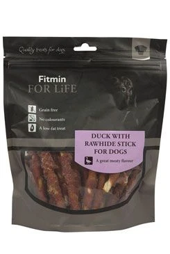 Fitmin dog poch. Treats Kachna na bůvolí tyčce Gramáž 400g