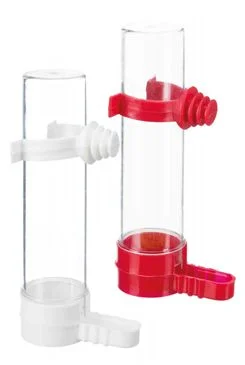 Bebedero para pájaros pequeño plástico TR Objem 50ml, Rozměr 11cm