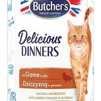 Cat Delic. Dinners game in jelly tin Gramáž 400g